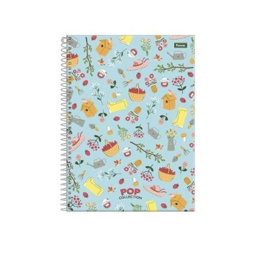 Caderno Universitário Pop Collection 1 matéria 96 Folhas - Foroni