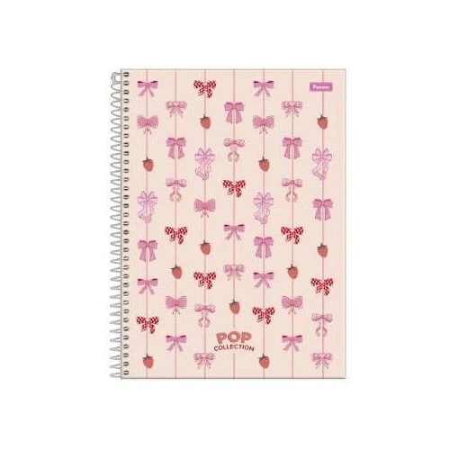 Caderno Universitário Pop Collection 1 matéria 96 Folhas - Foroni