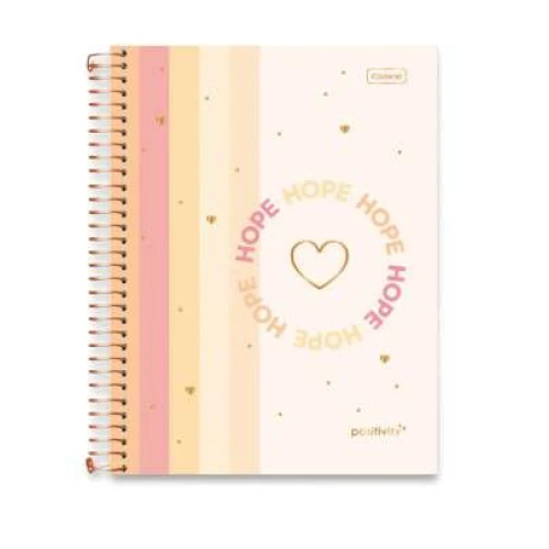 Caderno Universitário Positivity 10 Matérias 168 Folhas - Cadersil Caderno Universitário Positivity 10 Matérias 168 Folhas - Cadersil