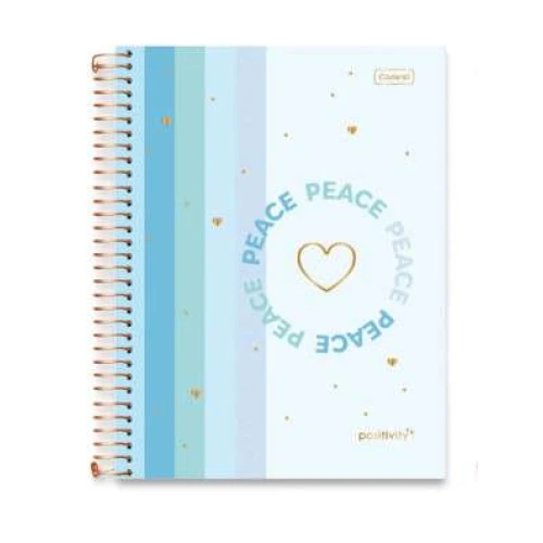 Caderno Universitário Positivity 10 Matérias 168 Folhas - Cadersil Caderno Universitário Positivity 10 Matérias 168 Folhas - Cadersil