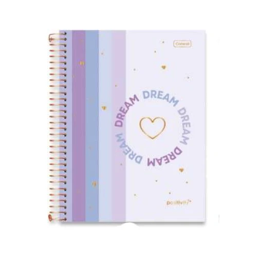 Caderno Universitário Positivity 10 Matérias 168 Folhas - Cadersil Caderno Universitário Positivity 10 Matérias 168 Folhas - Cadersil