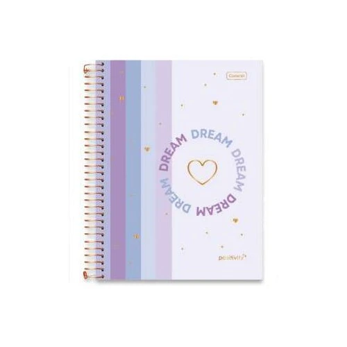 Caderno Universitário Positivity 15 matérias 240 Folhas  Foroni