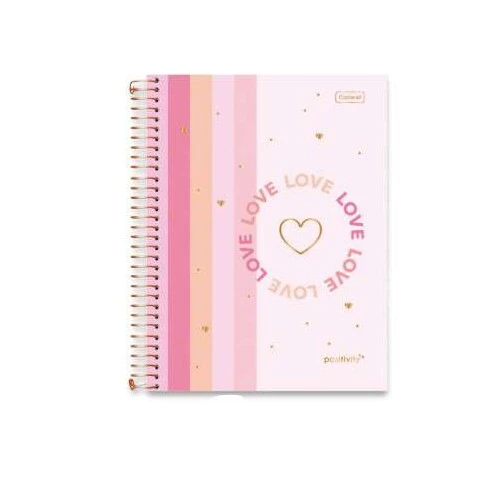 Caderno Universitário Positivity 15 matérias 240 Folhas  Foroni