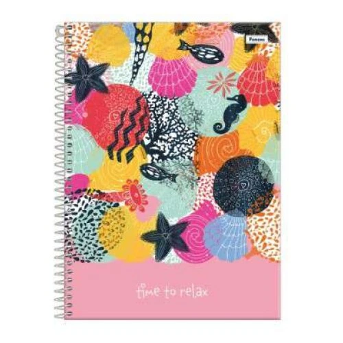 Caderno Universitário Sea Soul 10 Matérias Foroni