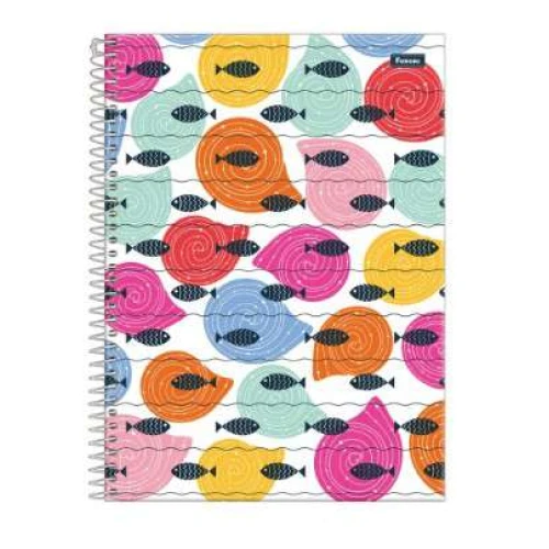 Caderno Universitário Sea Soul 10 Matérias Foroni