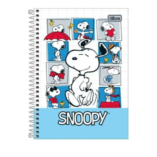 Caderno Universitário Snoopy 1 matéria 80 Folhas - Tilibra Caderno Universitário Snoopy 1 matéria 80 Folhas - Tilibra