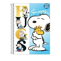 Caderno Universitário Snoopy 1 matéria 80 Folhas - Tilibra