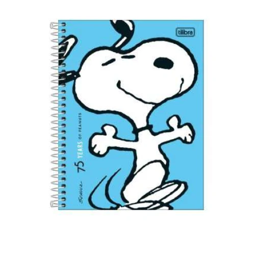 Caderno Universitário Colleg Snoopy 1 matéria 80 Folhas - Tilibra