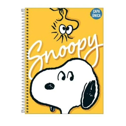 Caderno Universitário Snoopy 1 matéria 80 Folhas - Tilibra Caderno Universitário Snoopy 1 matéria 80 Folhas - Tilibra