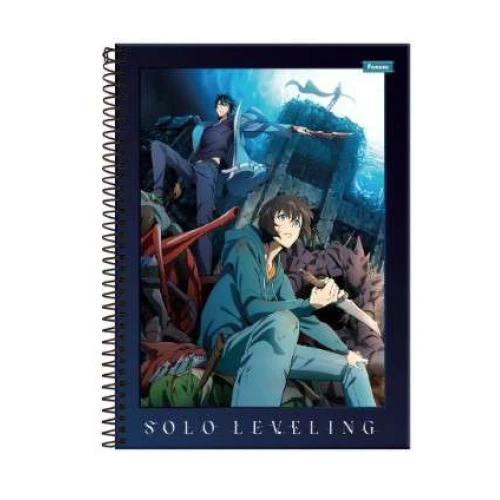 Caderno Universitário Solo Leveling 1 matéria 80 folhas - Tilibra