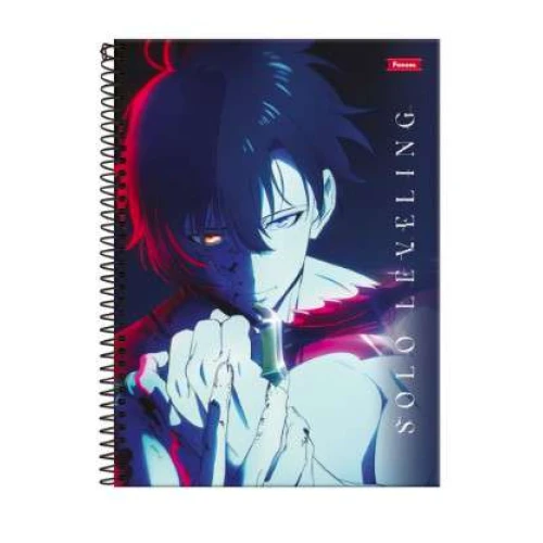 Caderno Universitário Solo Leveling 1 matéria 80 folhas - Tilibra