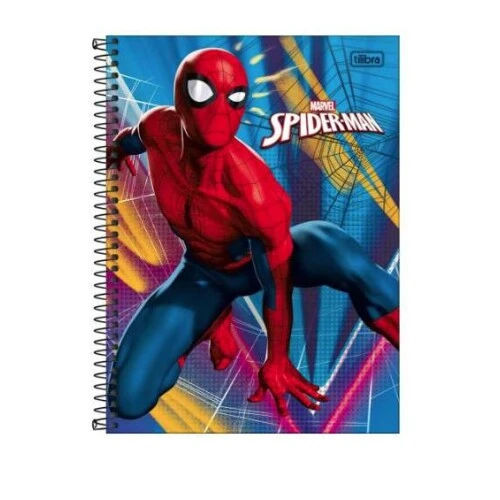 Caderno Universitário Spider-Man 160 Folhas  Tilibra