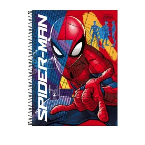 Caderno Universitário Spider-Man 160 Folhas  Tilibra