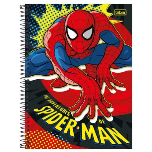 Caderno Universitário Spider-Man 160 Folhas Tilibra Caderno Universitário Spider-Man 160 Folhas Tilibra