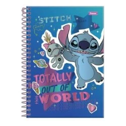 Caderno Espiral Stitch 80 Folhas - Foroni