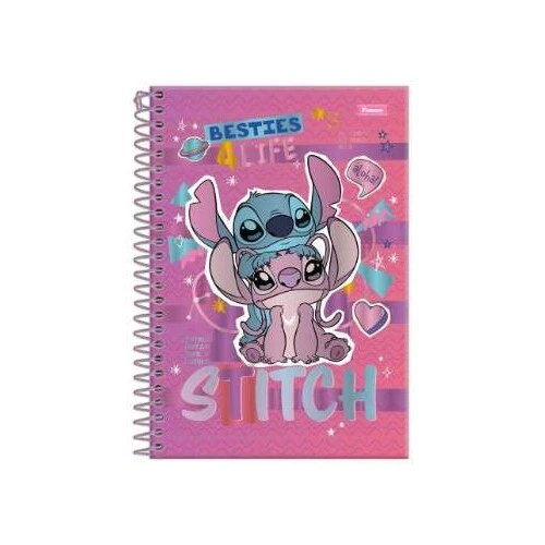 Caderno Espiral Stitch 80 Folhas - Foroni Caderno Espiral Stitch 80 Folhas - Foroni