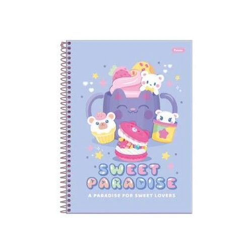 Caderno Universitário Sugar Rush 11 Grande 80 Folhas - Foroni Caderno Universitário Sugar Rush 11 Grande 80 Folhas - Foroni