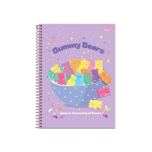 Caderno Universitário Sugar Rush 11 Grande 80 Folhas - Foroni Caderno Universitário Sugar Rush 11 Grande 80 Folhas - Foroni