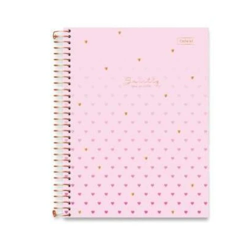 Caderno Universitário Sweetly 1 Matéria 80 Folhas - Cadersil Caderno Universitário Sweetly 1 Matéria 80 Folhas - Cadersil