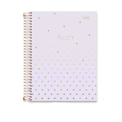 Caderno Universitário Sweetly 1 Matéria 80 Folhas - Cadersil Caderno Universitário Sweetly 1 Matéria 80 Folhas - Cadersil