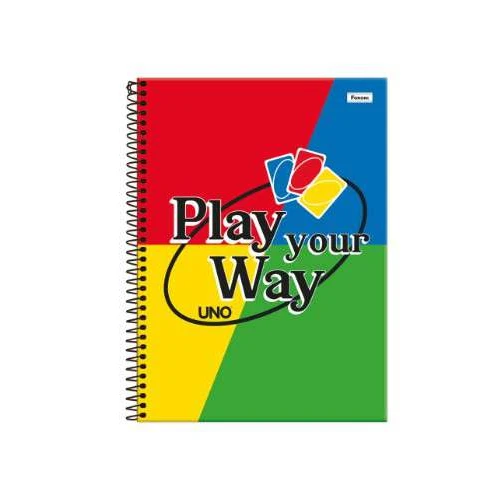 Caderno Universitário UNO 11 Grande 80 Folhas - Foroni