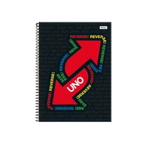 Caderno Universitário UNO 11 Grande 80 Folhas - Foroni