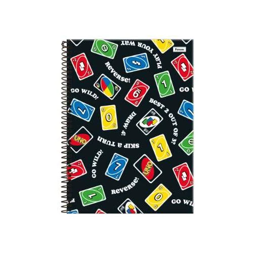 Caderno Universitário UNO 11 Grande 80 Folhas - Foroni