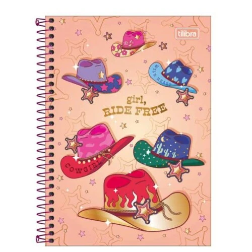 Caderno Universitário West Girl 1 matéria 80 Folhas Tilibra Caderno Universitário West Girl 1 matéria 80 Folhas Tilibra