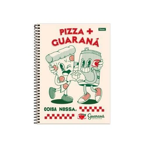 Caderno Universitário Guaraná 1 Matéria 80 Folhas - Foroni