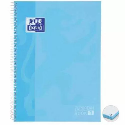 Caderno Universitário 1 Matéria Smart Oxford Azul 80 Folhas - Sertic