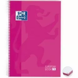 Caderno Universitário 1 Matéria Smart Oxford Pink 80 Folhas - Sertic