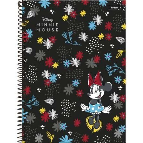 Caderno Universitário 1 matéria Minnie Mouse 80 Folhas - Foroni