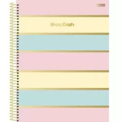 Caderno Universitário 10 Matérias Smart Sharp Dash 160 Folhas - São Domingos