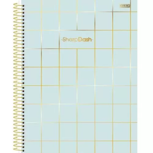 Caderno Universitário 10 Matérias Smart Sharp Dash 160 Folhas - São Domingos