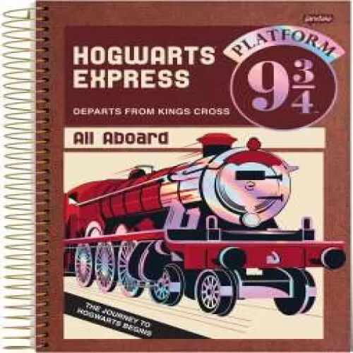 Caderno Espiral Harry Potter 1 matéria 96 Folhas - Jandaia