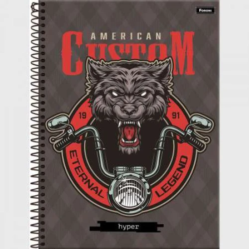 Caderno Universitário Hyper 80 Folhas - Foroni