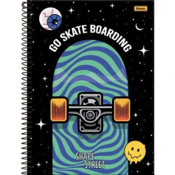 Caderno Universitário 101 Shape Street 160 Folhas  Foroni