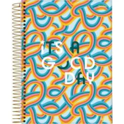 Caderno Universitário 10x1 Wish 160 Folhas - Jandaia