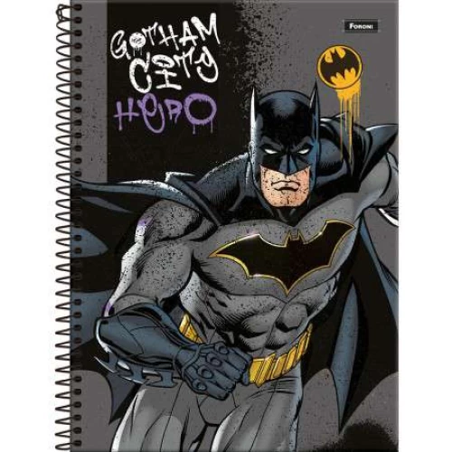 Caderno Universitário 11 Batman Teen 160 Folhas  Foroni