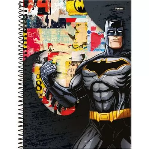Caderno Universitário 11 Batman Teen 80 Folhas Foroni