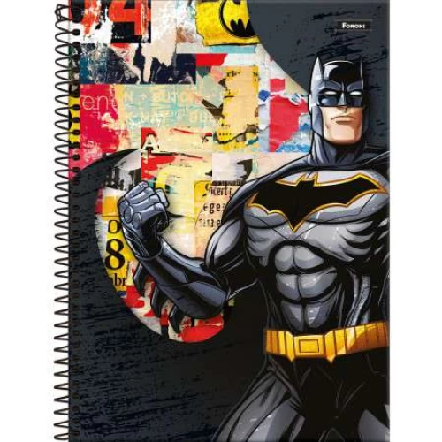 Caderno Universitário 11 Batman Teen 160 Folhas  Foroni