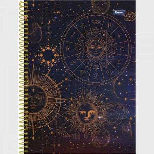 Caderno Universitário Coleg Cosmos 1 matéria 80 Folhas - Foroni