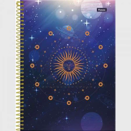 Caderno Universitário Coleg Cosmos 1 matéria 80 Folhas - Foroni