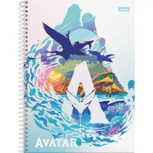 Caderno Universitário Avatar 1 matéria 80 Folhas - Foroni