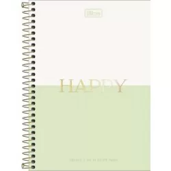 Caderno Universitário Coleg Happy 1 matéria 80 folhas - Tilibra
