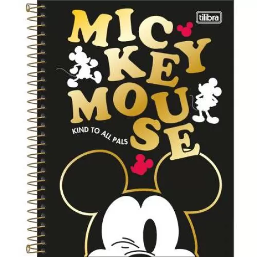 Caderno Universitário Colleg Mickey 10 Matérias - Tilibra