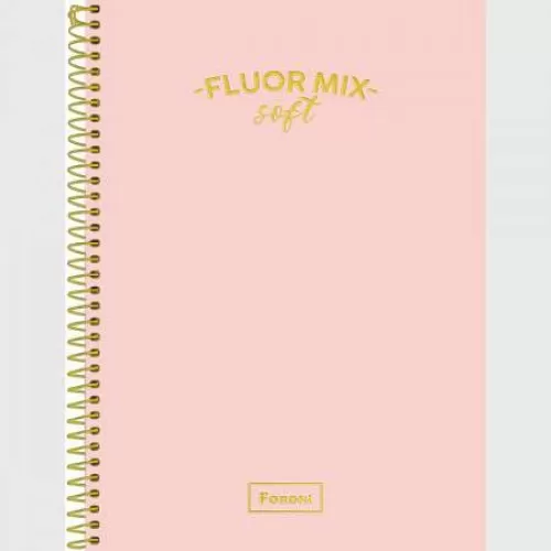 Caderno Universitário Fluor Mix Soft 80 Folhas - Foroni