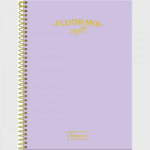 Caderno Universitário Fluor Mix Soft 80 Folhas - Foroni