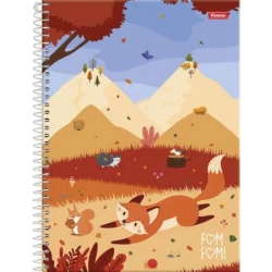 Caderno Universitário Fom Fom 101 160 Folhas - Foroni