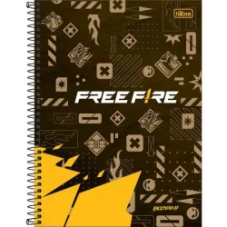 Caderno Univ. Cd 101 Free Fire Tilibra 160 Folhas - Tilibra